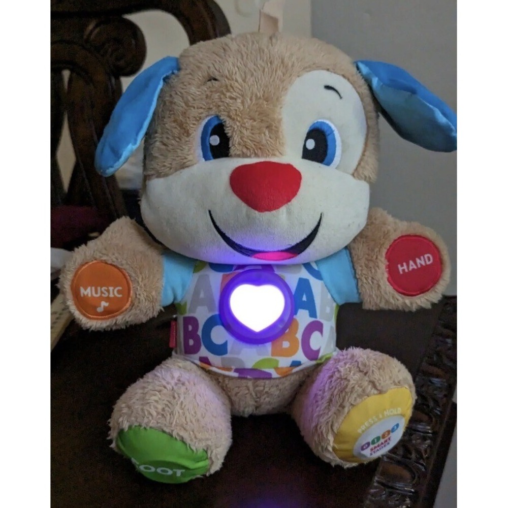Fisher-Price Laugh & Learn Smart‎ Stages Puppy Musical Plush Toy for Kids -Works